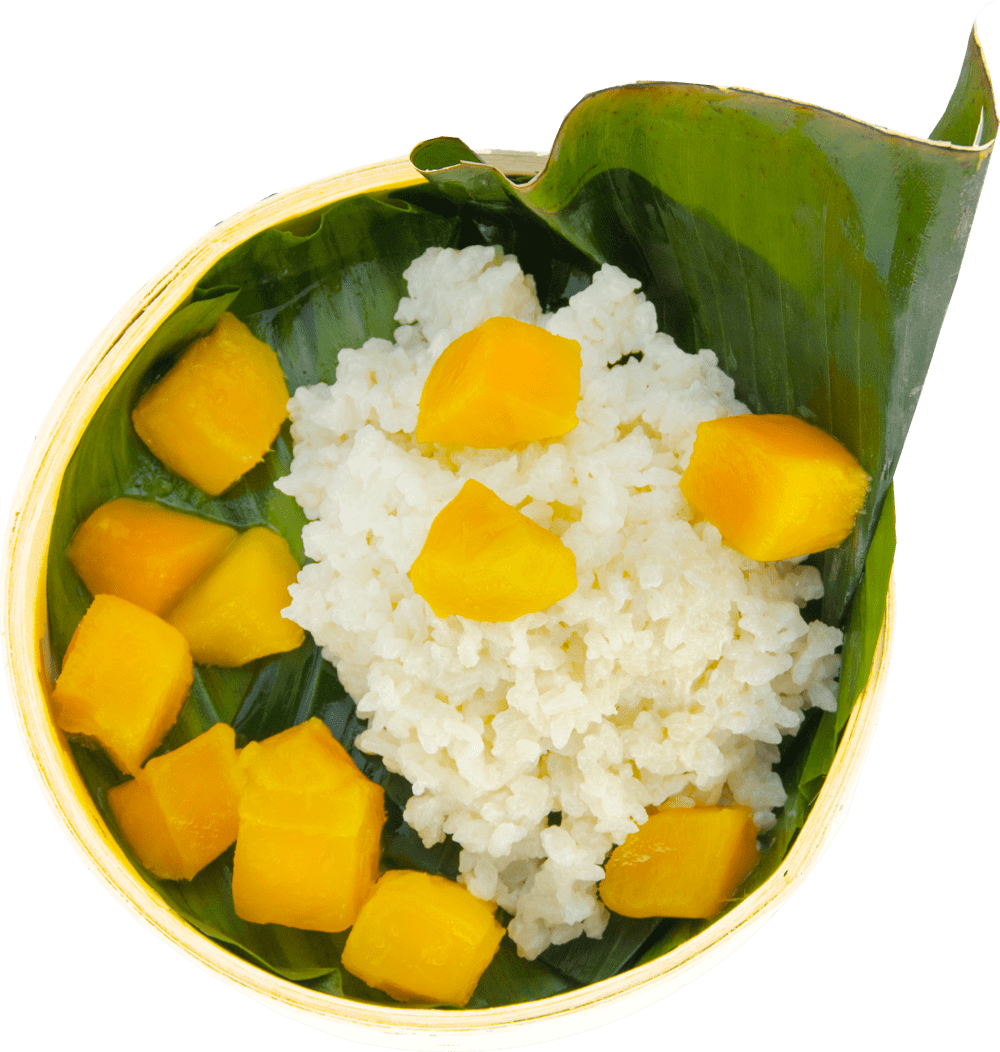  Recipe for rice with coconut milk and mango