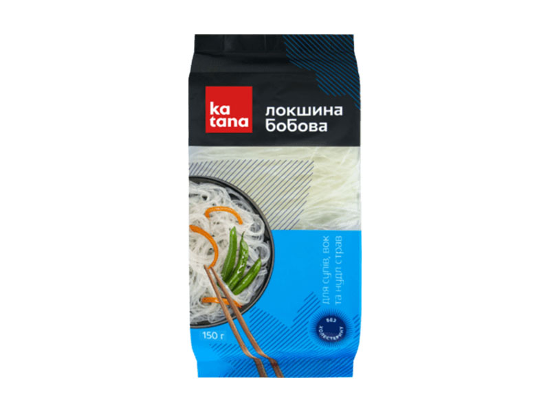 Бобовая лапша для суши, вок и нудл блюд, 150 г — Katana