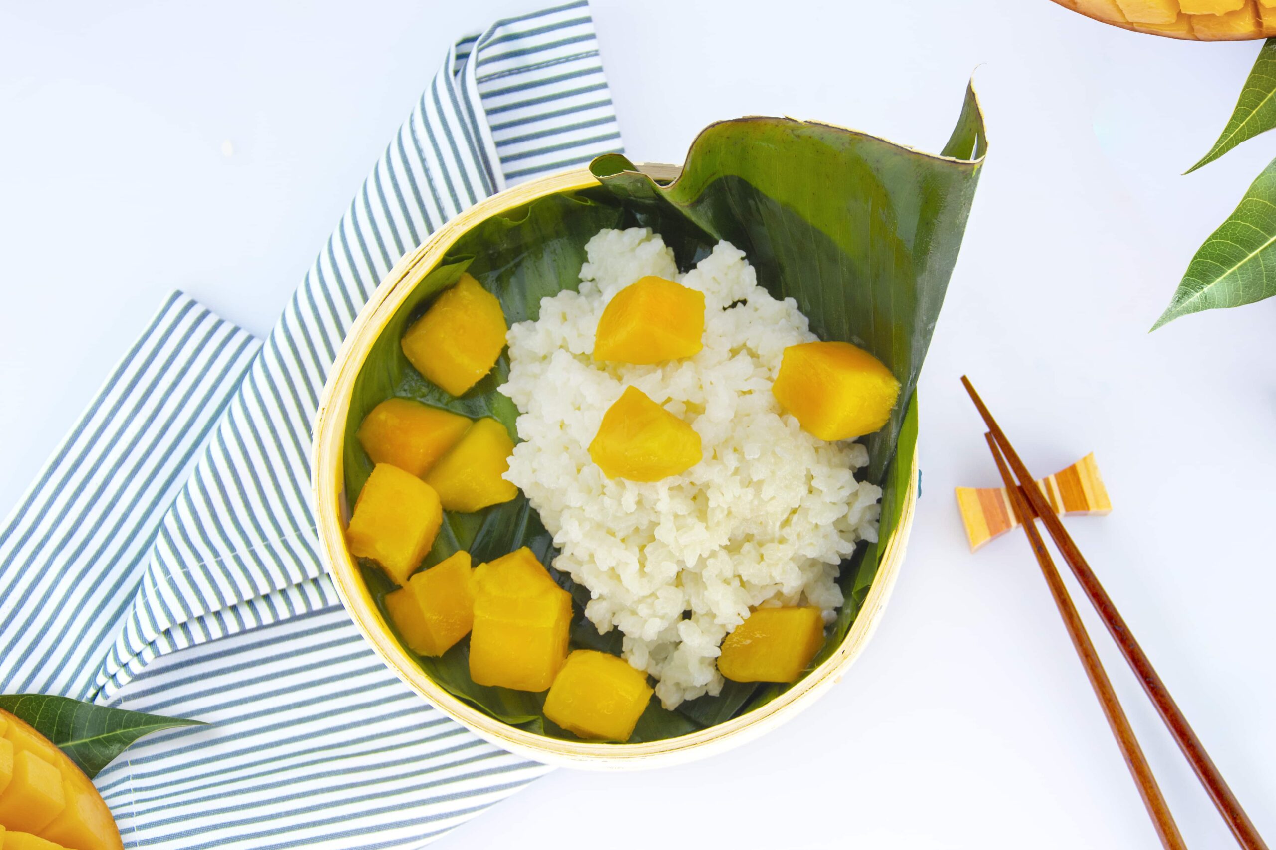 Рецепт рису з кокосовим молоком і манго