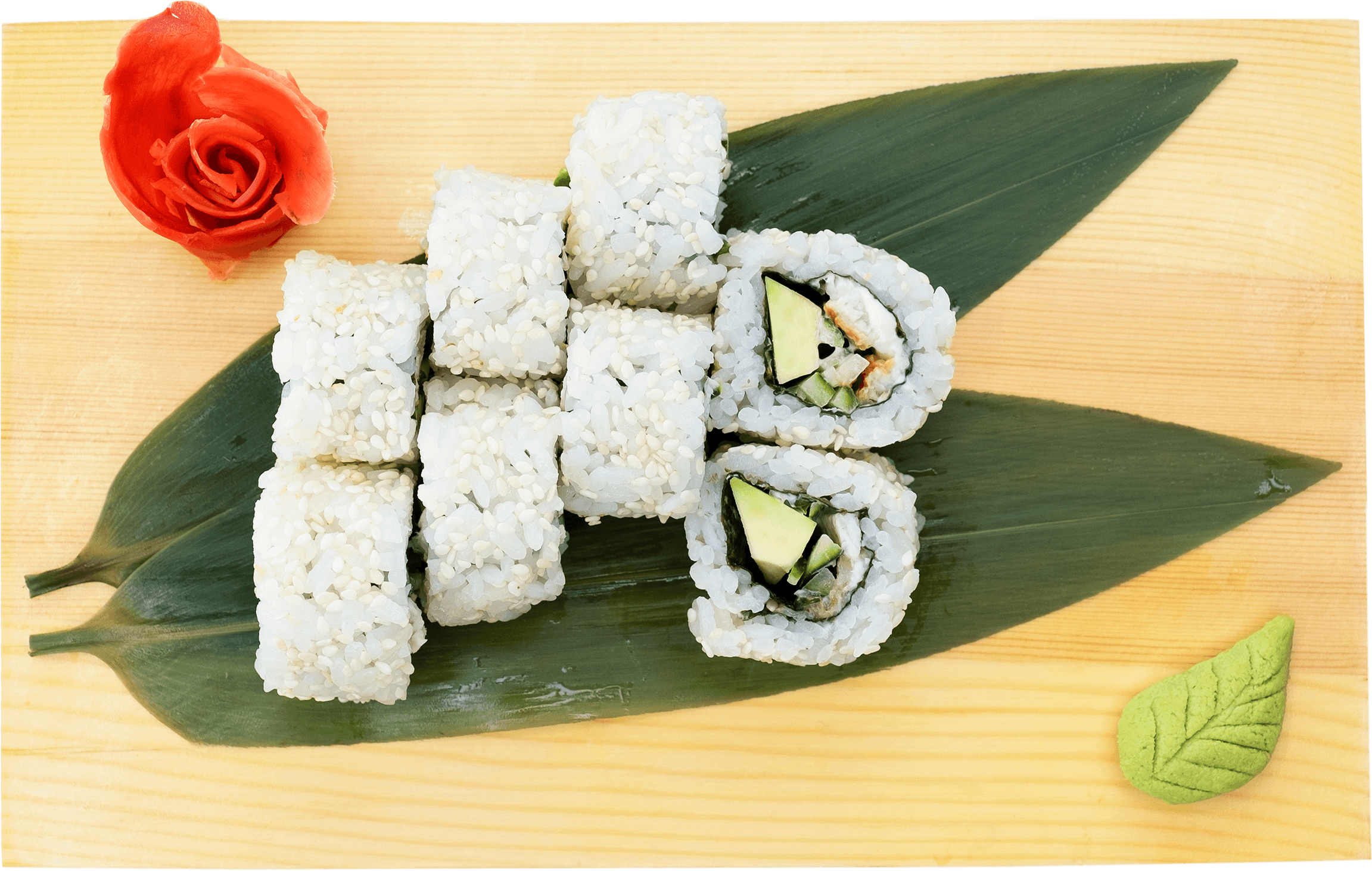  California roll recipe with smoked eel in sesame