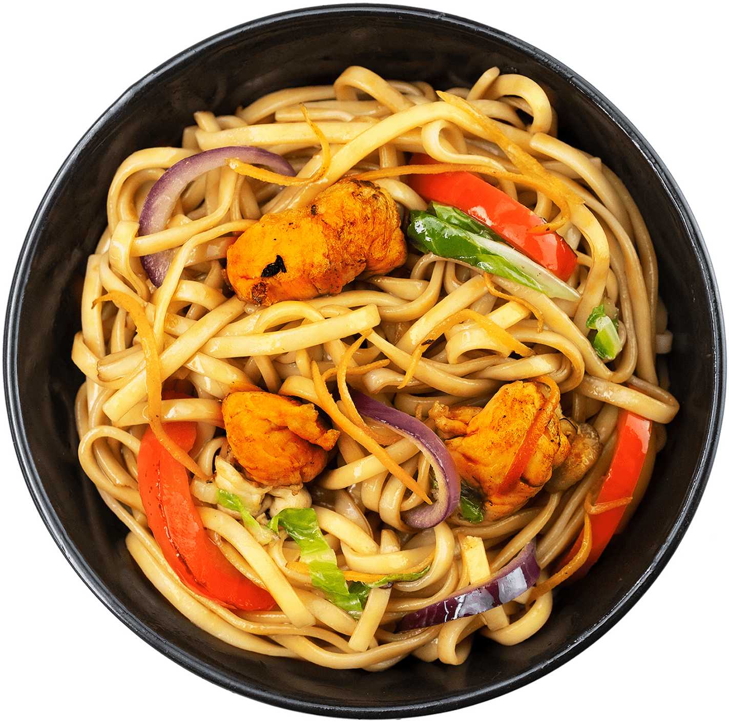 Chicken and Vegetable Lo-Maine Noodles Recipe
