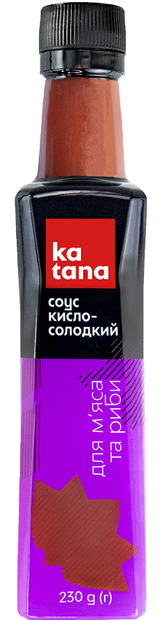 Кисло-солодкий соус Katana, 230 г