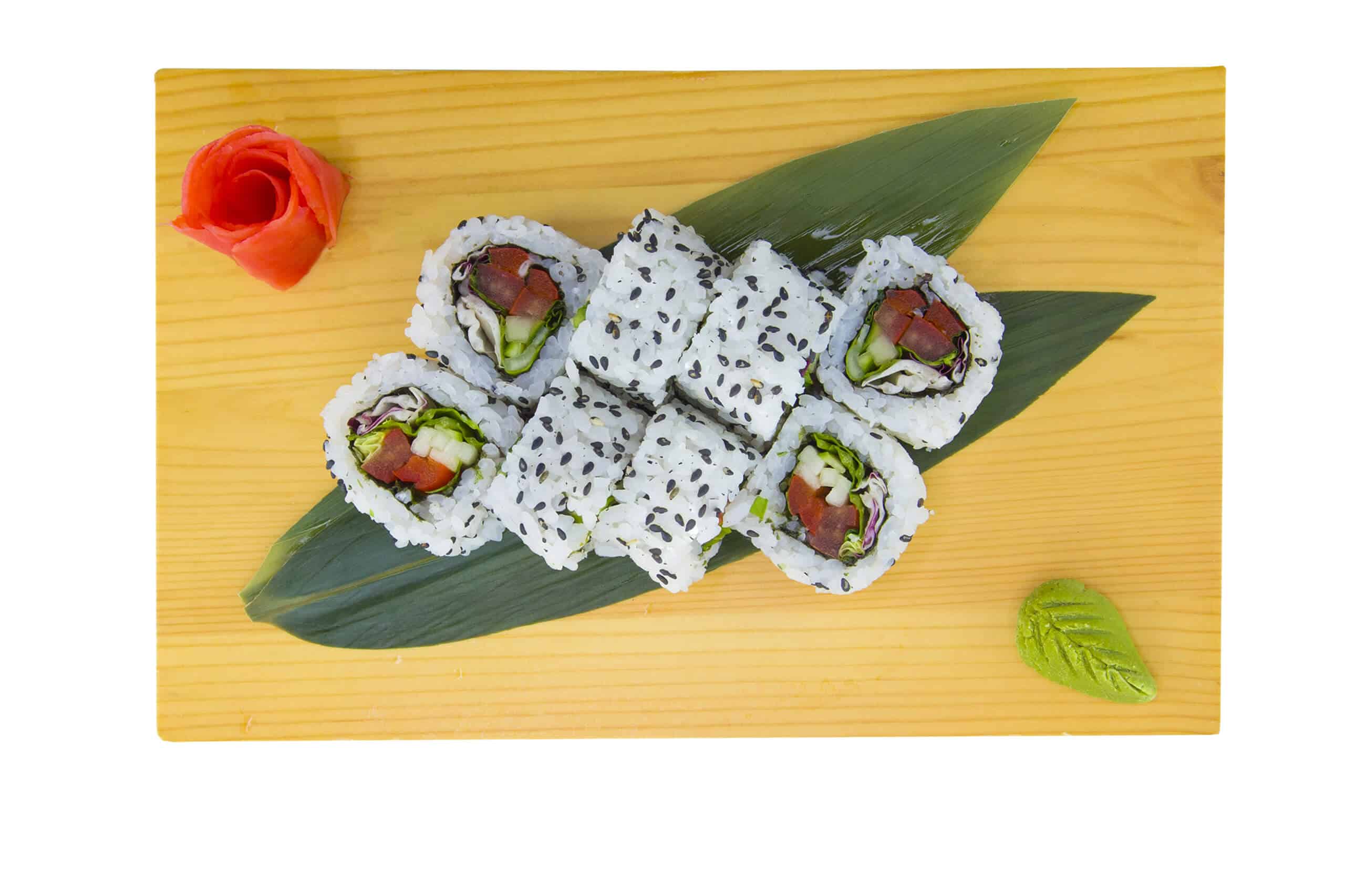 Vegetable sushi in sesame - a step-by-step recipe from Katana