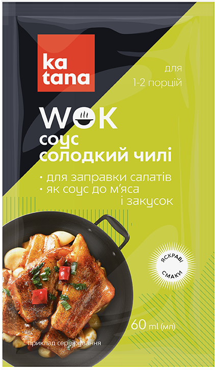 Sauce WOK Sweet chili for WOK dishes 60ml - Katana