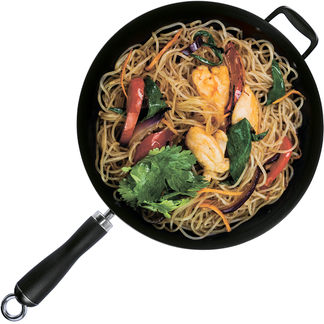  WOK bean noodles in oyster sauce