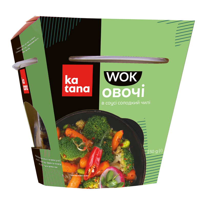 WOK vegetables in sweet chili sauce 230 g from Katana