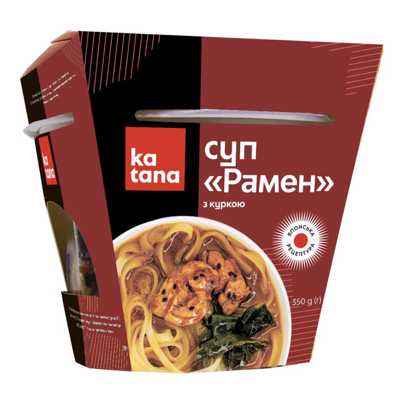 Японский суп Рамен с курицей, 350 г - Katana