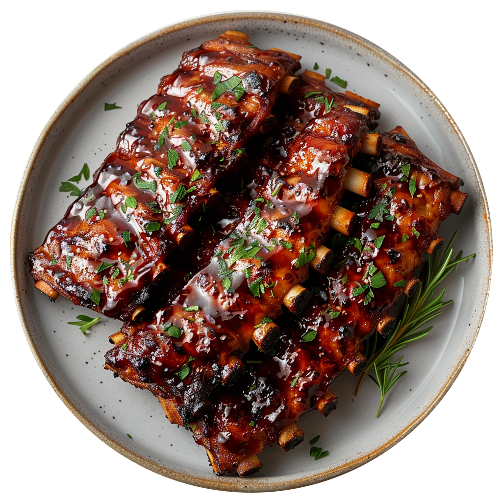 Соковиті BBQ реберця - рецепт выд Katana