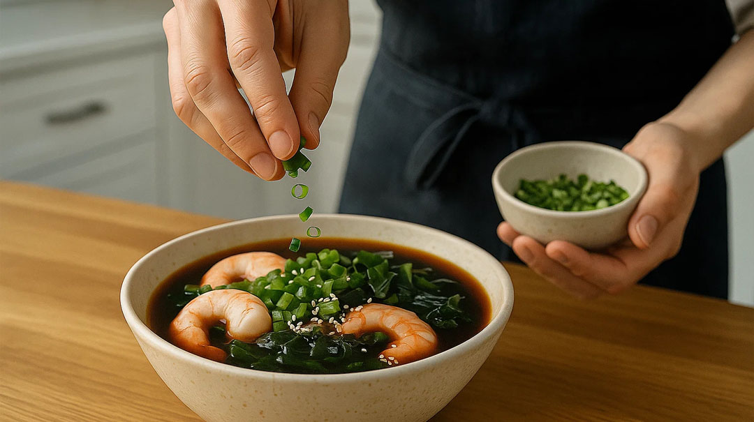 Summer miso soup from Katana